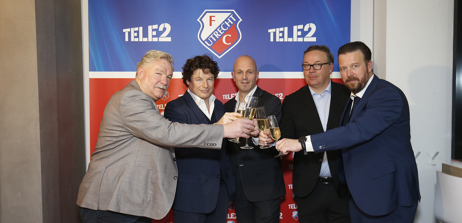 Tele2 verlengt partnership met FC Utrecht