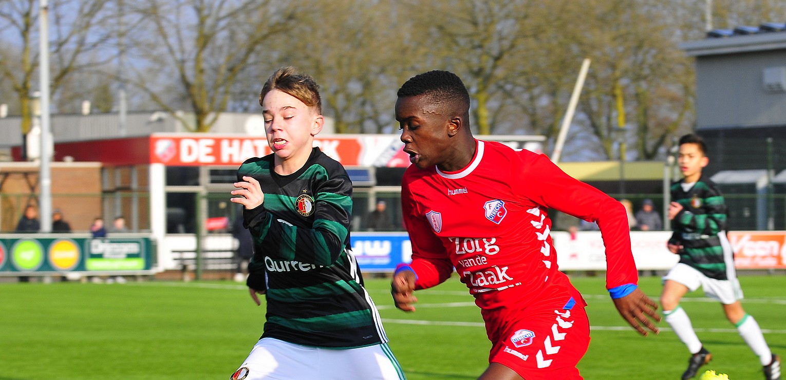 FC Utrecht O14 doet zichzelf tekort