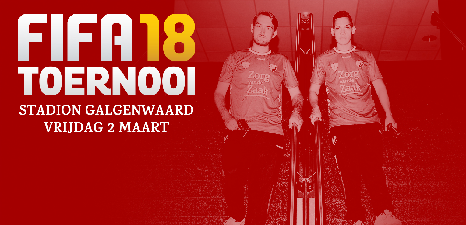 FIFA18 Toernooi voor supporters in Stadion Galgenwaard