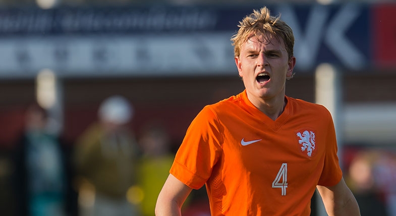 De Lange debuteert in selectie Oranje Onder 19