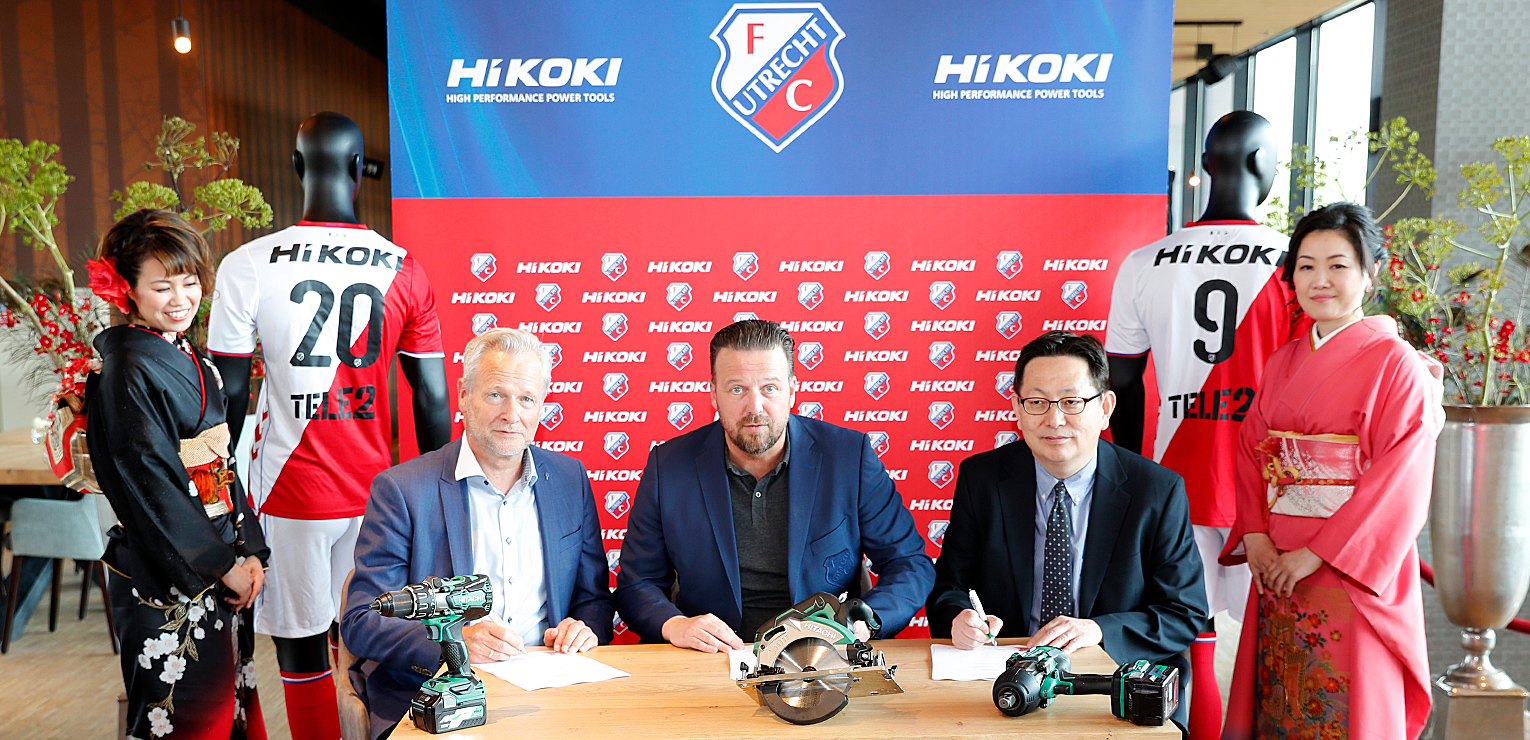 HiKOKI nieuwe shirtsponsor FC Utrecht