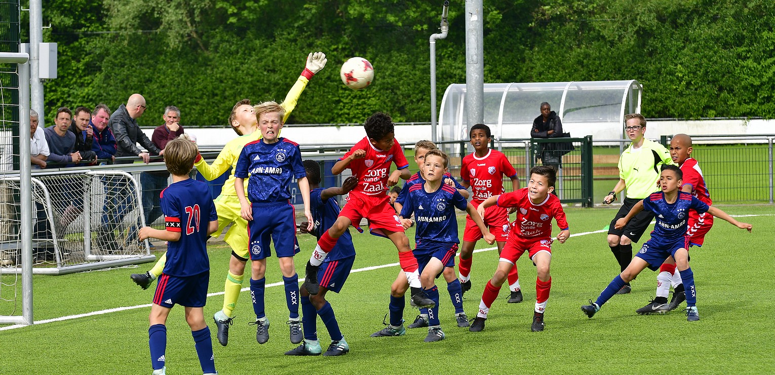 FC Utrecht O11 komt net iets tekort