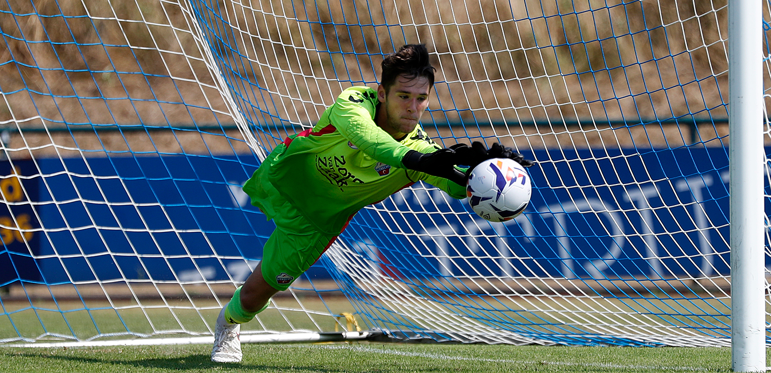 Fabian de Keijzer op pad met Oranje Onder 19