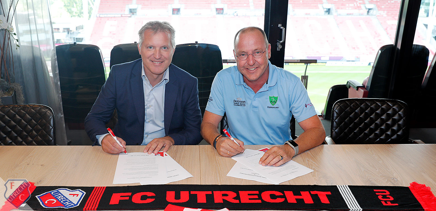 De Kroon Facilitaire Diensten en FC Utrecht verlengen samenwerking met drie seizoenen