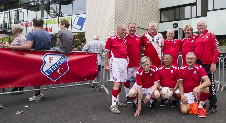 Volop bekijks voor FC Utrecht's OldStars