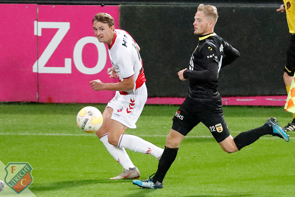 Jong FC Utrecht en SC Cambuur delen de punten