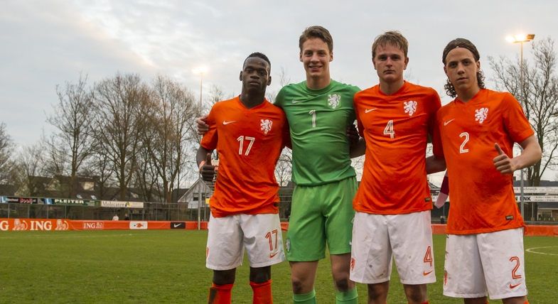 Utrechts viertal speelt in Oranje Onder 17