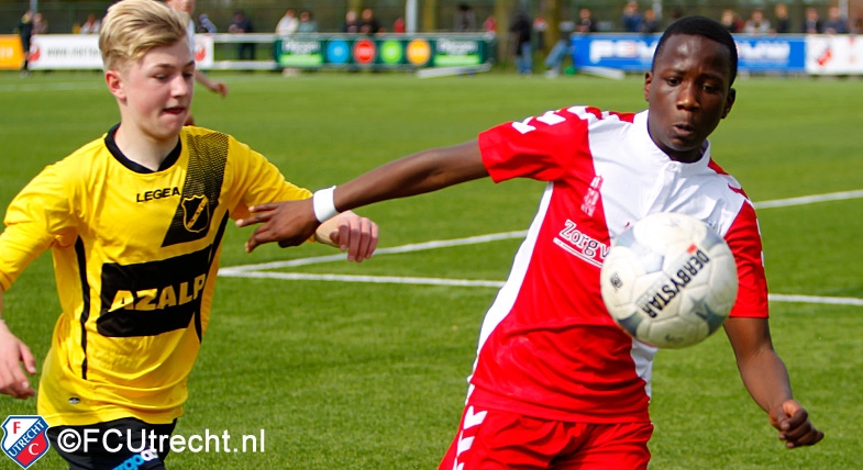 Uitslagen FC Utrecht Academie 9 april 2016