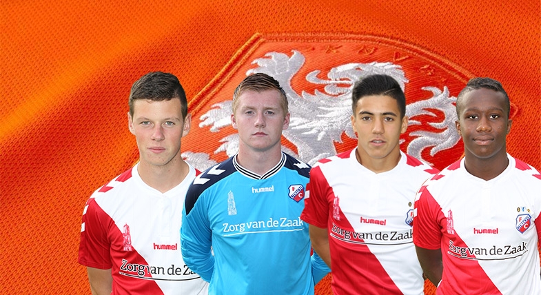 Vier FC Utrecht-talenten verdienen jeugdcap
