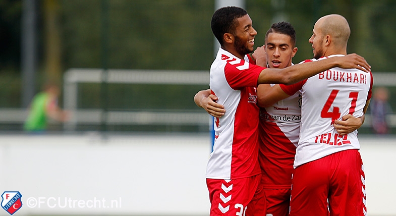 Jong FC Utrecht maandag in Stadion Galgenwaard